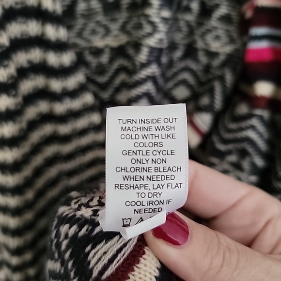 Maurices Long Sleeves Open Front Cardigan, Size XXL, Multicolor - Picture 8 of 12